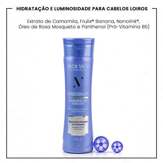 Condicionador Highlight Ativador de Tons Loiros ALTA PERFORMANCE 250ml