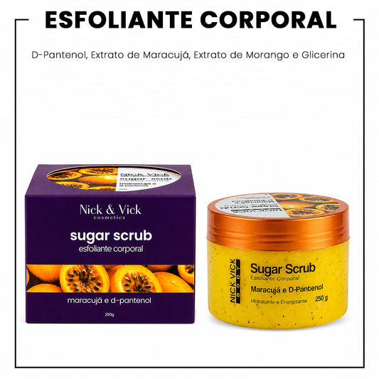 Esfoliante Corporal Sugar Scrub Maracujá NICK VICK BODY 250g