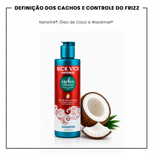 Shampoo Cachos Desejados CACHOS ANTIFRIZZ 300ml