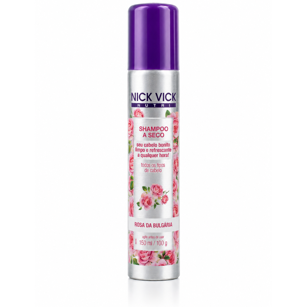 Shampoo a Seco Rosa da Bulgária NUTRI 150ml