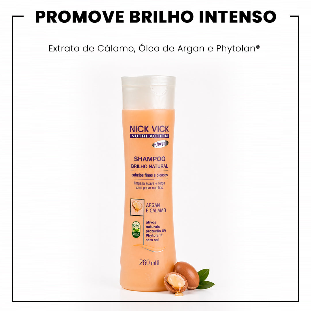 Shampoo Brilho Natural NUTRI 260ml