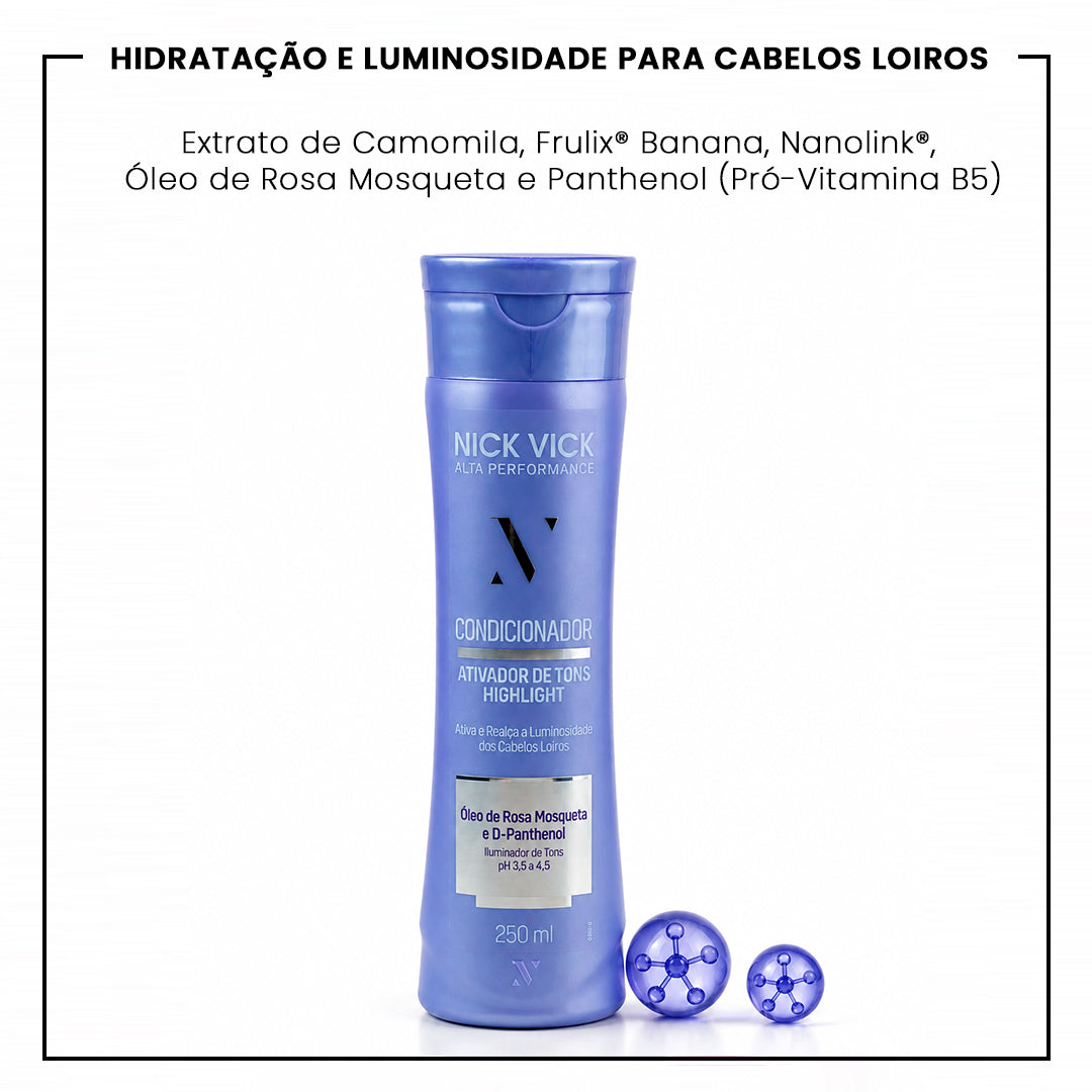 Condicionador Highlight Ativador de Tons Loiros ALTA PERFORMANCE 250ml