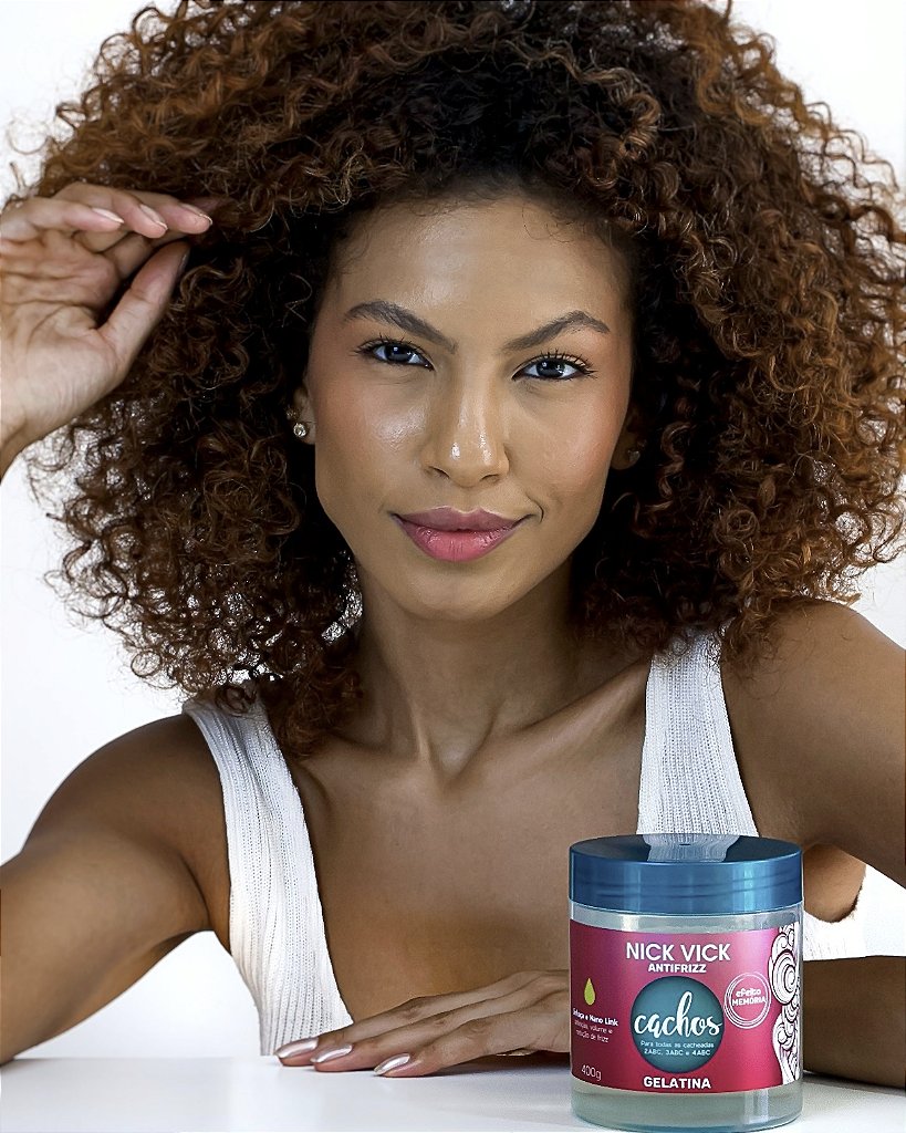 Gelatina Cachos Nick Vick Antifrizz 400g - imagem 2