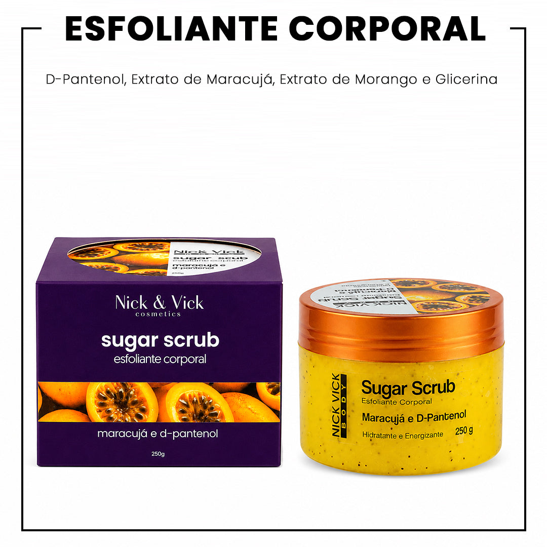 Esfoliante Corporal Sugar Scrub Maracujá NICK VICK BODY 250g