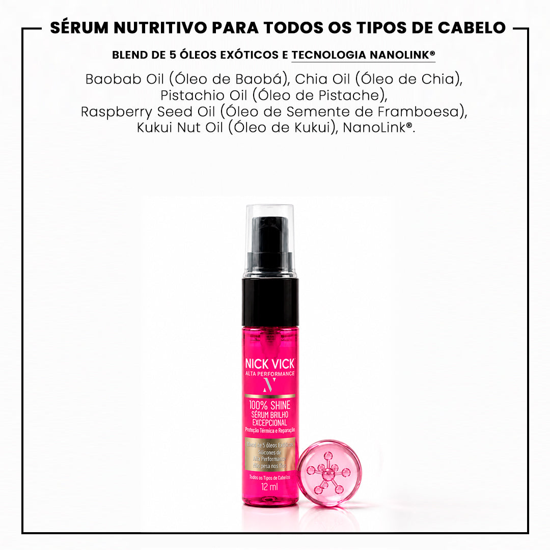 MINI Sérum Brilho Excepcional ALTA PERFORMANCE 12ml