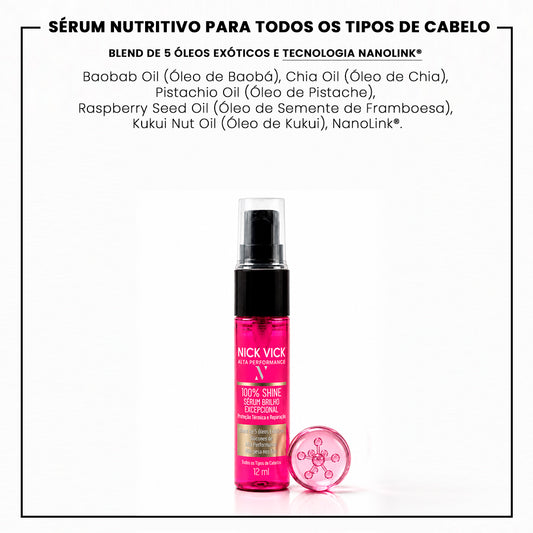 MINI Sérum Brilho Excepcional ALTA PERFORMANCE 12ml