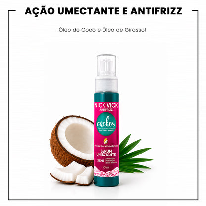Sérum Umectante 3 em 1 CACHOS ANTIFRIZZ 50ml