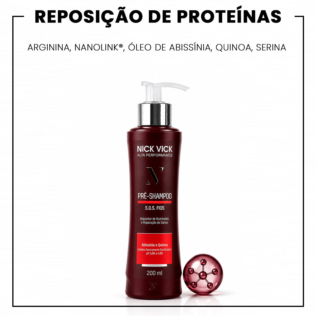 Pré-Shampoo SOS Fios ALTA PERFORMANCE 200ml