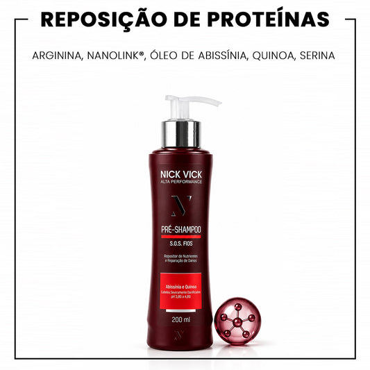 Pré-Shampoo SOS Fios ALTA PERFORMANCE 200ml