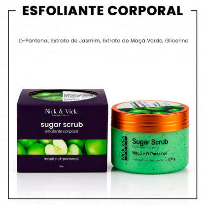 Esfoliante Corporal Sugar Scrub Maça Verde NICK VICK BODY 250g