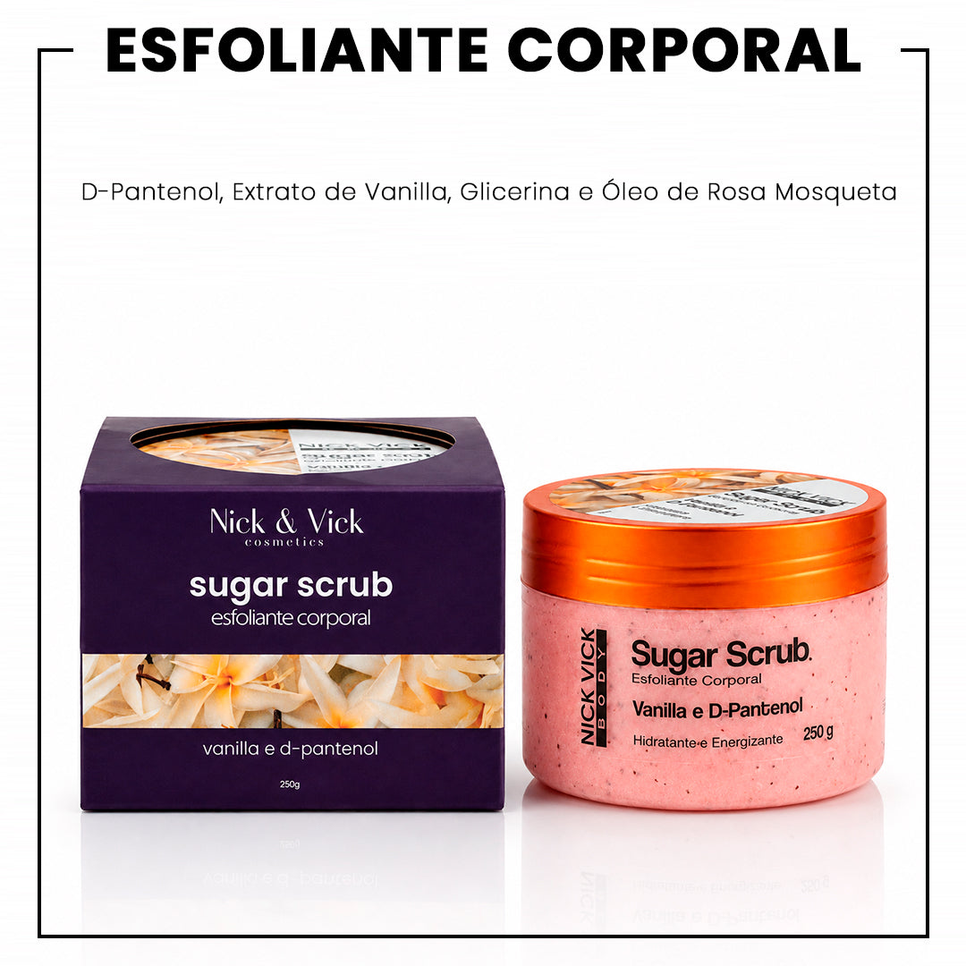 Esfoliante Corporal Sugar Scrub Vanilla NICK VICK BODY 250g