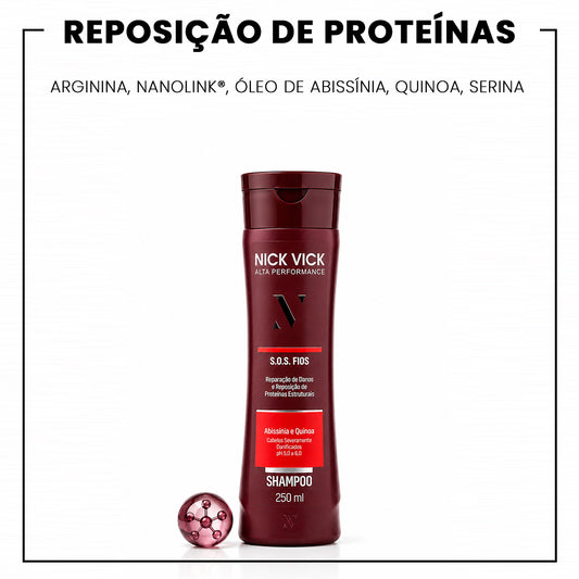Shampoo SOS Fios ALTA PERFORMANCE 250ml