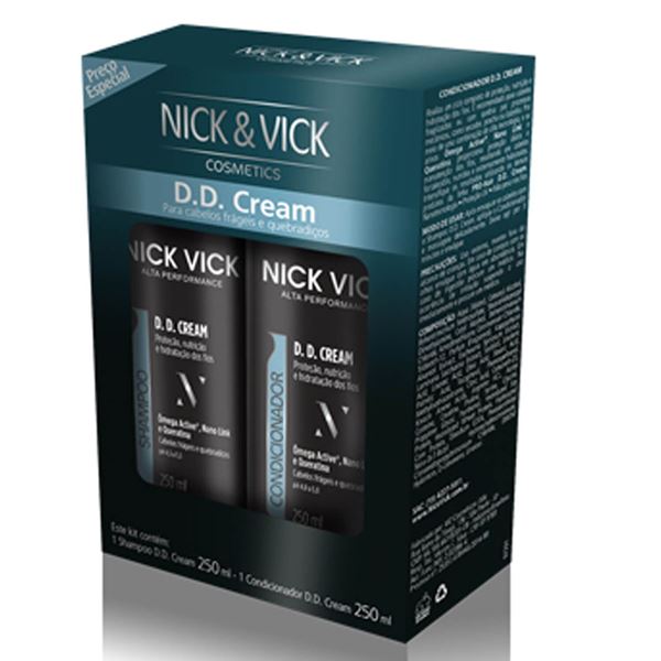 Imagem de Kit Nick Vick Alta Performance DD Cream Shampoo + Condicionador 250ml cada