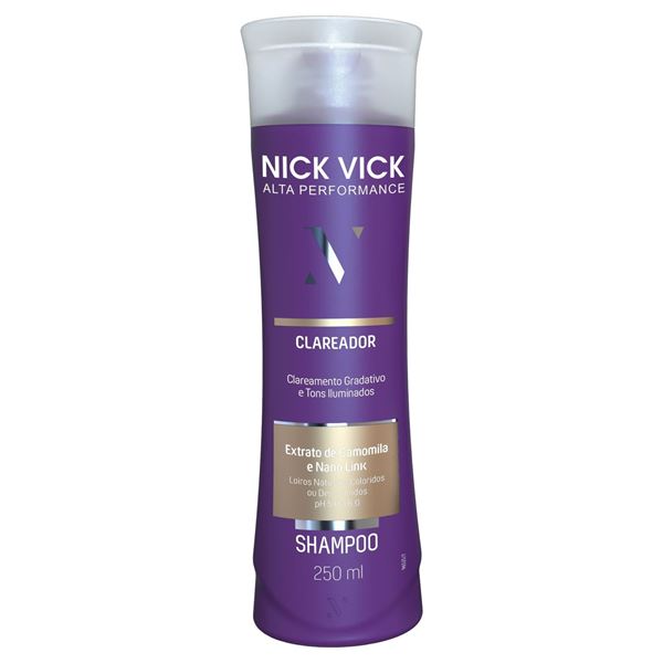 Imagem de Shampoo Clareador Nick Vick Alta Performance 250ml