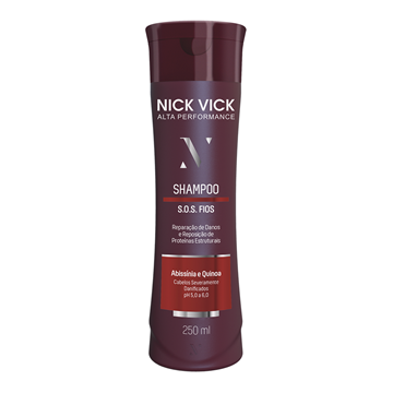 Imagem de Shampoo S.O.S. Fios Nick Vick Alta Performance 250ml